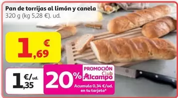 alcampo - Pan De Torrjas Al Limon Y Canela