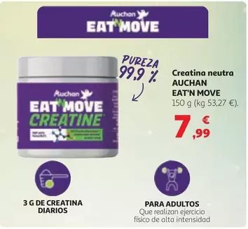 Auchan - Creatina Neutra Eat'n Move