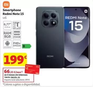 Xiaomi - Smartphone Redmi Note 15