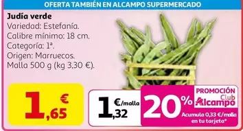 alcampo - Judia Verde