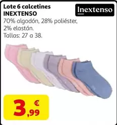 inextenso - Lote 6 Calcetines