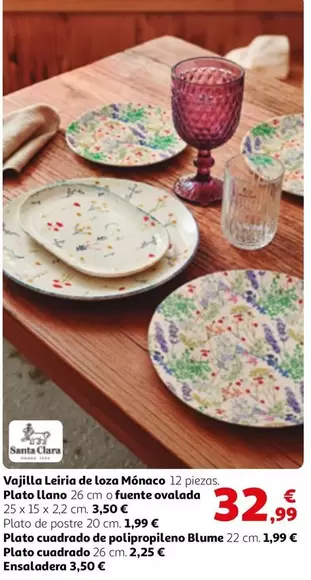 Blume - Vajilla Lejía De Loza Móneo Plato Llano