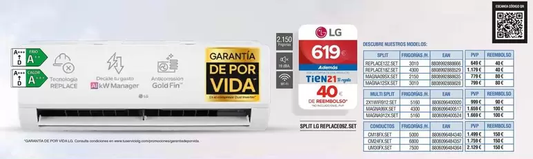 LG - Split REPLACEO9Z.SET