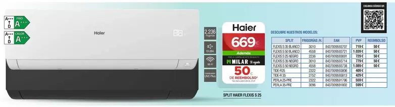 Haier - Split Flexis S25