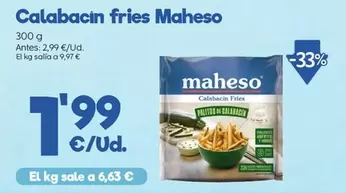 Maheso - Calabacines