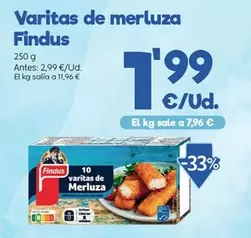 Findus - Varitas De Merluza
