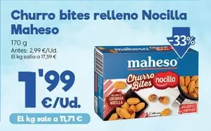 Maheso - Churro Bites Relleno Nocilla