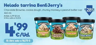 Ben & Jerry's - Helado Tarrina