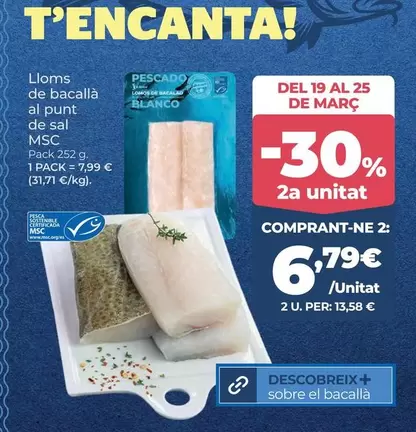 La Sirena - Lloms De Bacalla Al Punt De Sal MSC