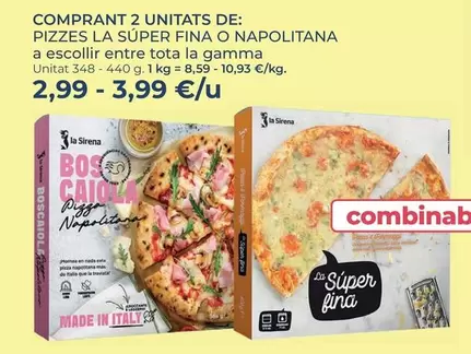 La Sirena - Pizzes Asoper Fina Napolitana