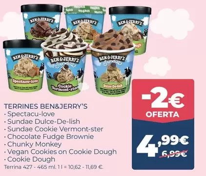 Ben & Jerry's - Terrines
