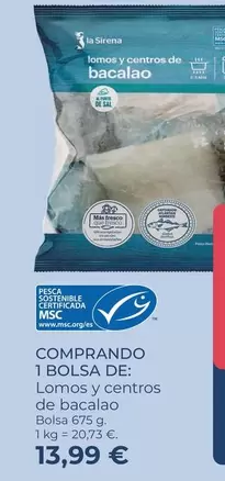 La Sirena - Lomos Y Centros De Bacalao