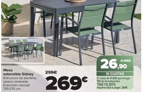 Mesa Extensible Sidney