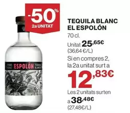 Tequila Blanc El Espolon