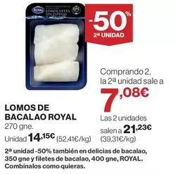 Royal - Lomos De Bacalao