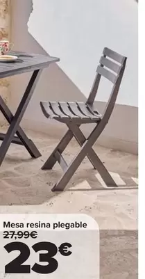Mesa Resina Plegable