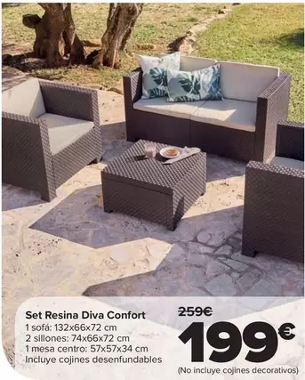 Set Resina Diva Confort