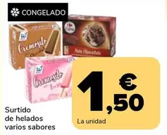 Surtido De Helados Varios Sabores
