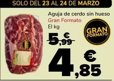 Aguja De Cerdo Sin Hueso