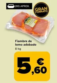 Fiambre De Lomo Adobado