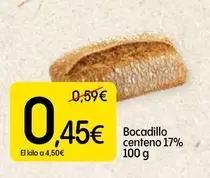 Bocadillo Centeno 17%