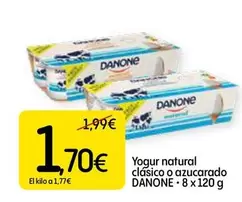 Danone - Yogur Natural Clasico O Azucarado