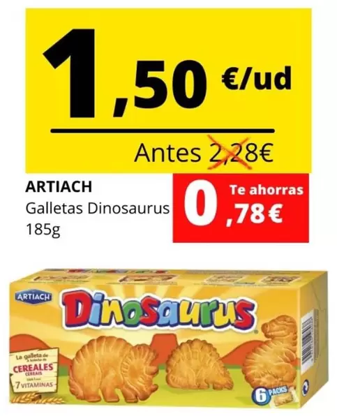 Artiach - Galletas Dinosaurus