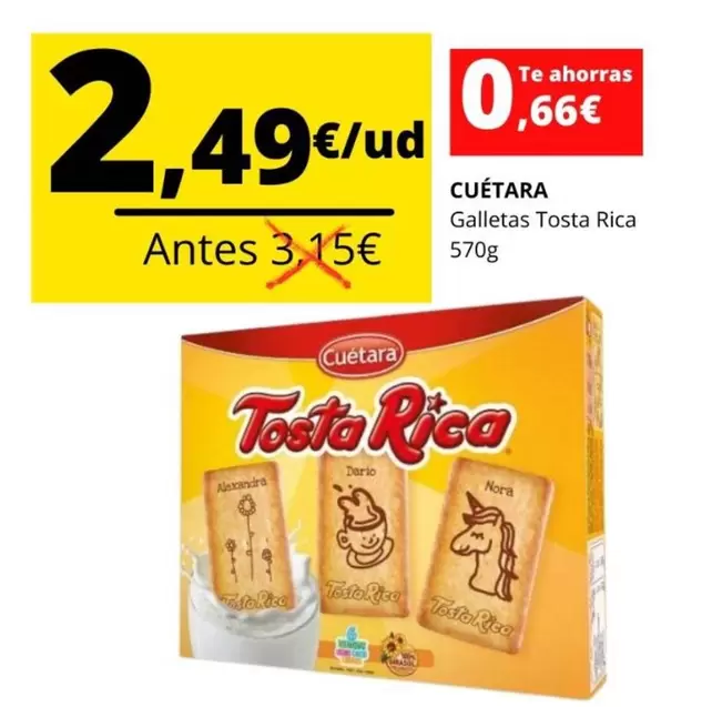 Cuétara - Galletas Tosta Rica