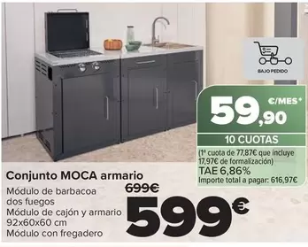 Conjunto Moca Armario