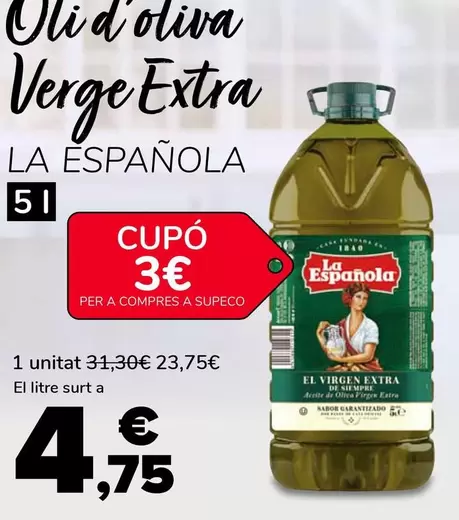 La Española - Oli D'Oliva Verge Extra