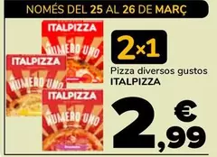 Italpizza - Pizza Diversos Gustos