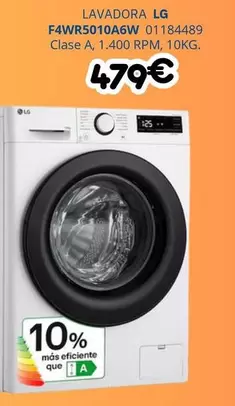 LG - Lavadora F4WR5010A6W 