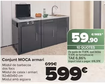 Conjunto Moca Armario