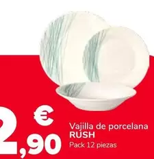 Vajilla De Porcelana Rush