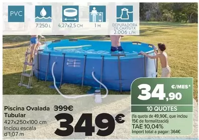 Piscina Ovalada Tubular