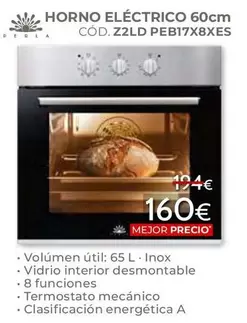 Perla - Horno Eléctrico 60cm COD. Z2LD PEB17X8XES