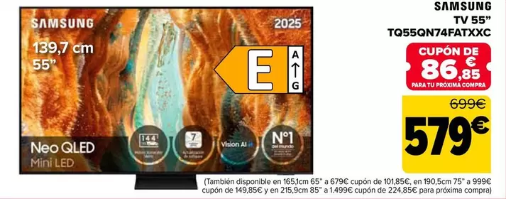 Samsung - TV 55" TQ55QN74FATXXC