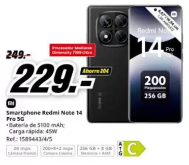 Xiaomi - Smartphone Redmi Note 14 Pro 5g