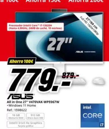 Asus - All In One 27" V4770AK-WPE067W