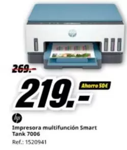 HP - Impresora Multifunción Smart Tank 7006