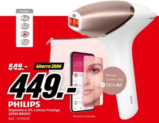 Philips - Depiladora 2P Lumea Prestige