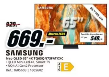 Samsung - Neo Qled 65" 4k Tq65qn73fatxxc