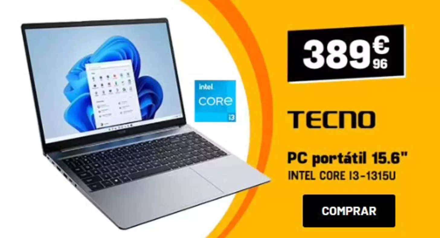 Tecno - Pc Portátil 15.6"