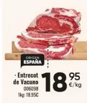 origen - Entrecot De Vacuno