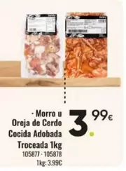 Morro U Oreja De Cerdo Cocida Adobada