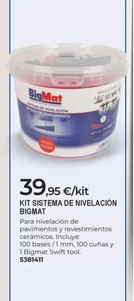 Bigmat - Kit Sistema De Nivelacion