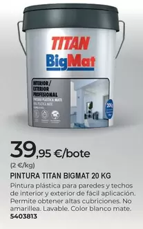 Bigmat - Pintura Titan