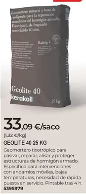 Geolite 40 25 Kg