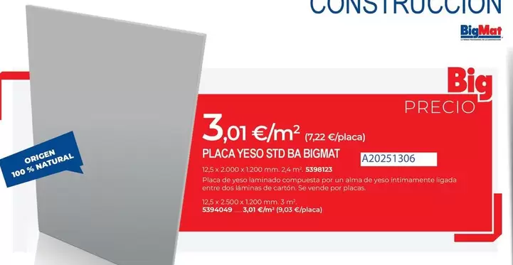 Bigmat - Placa Syeso Std