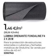 Lamina Drenante Fondaline F4